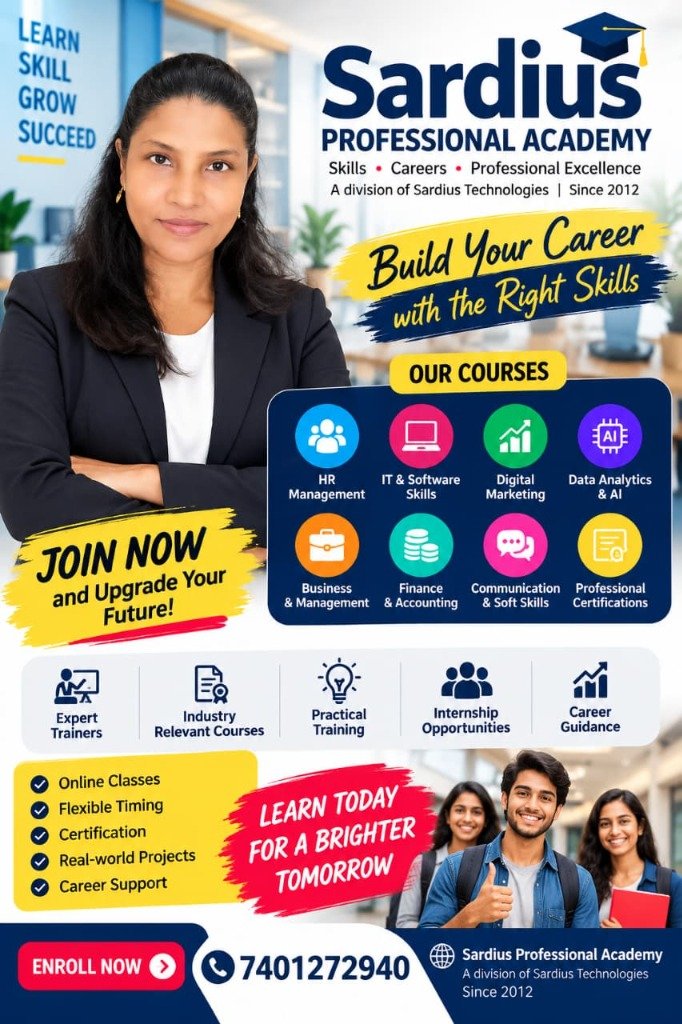 Sardius Professional Academy - Build Your Career with the Right Skills